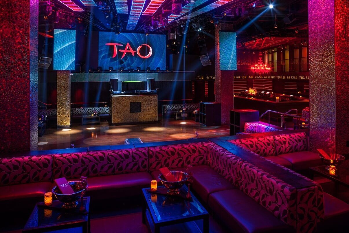 tao las vegas nightclub empty dancefloor