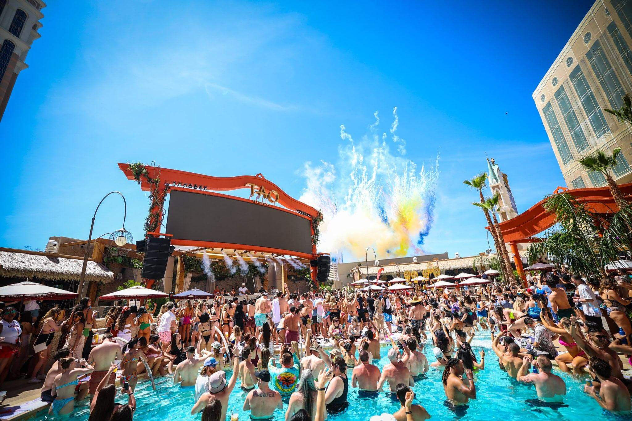 tao beach dayclub las vegas afrojack dj