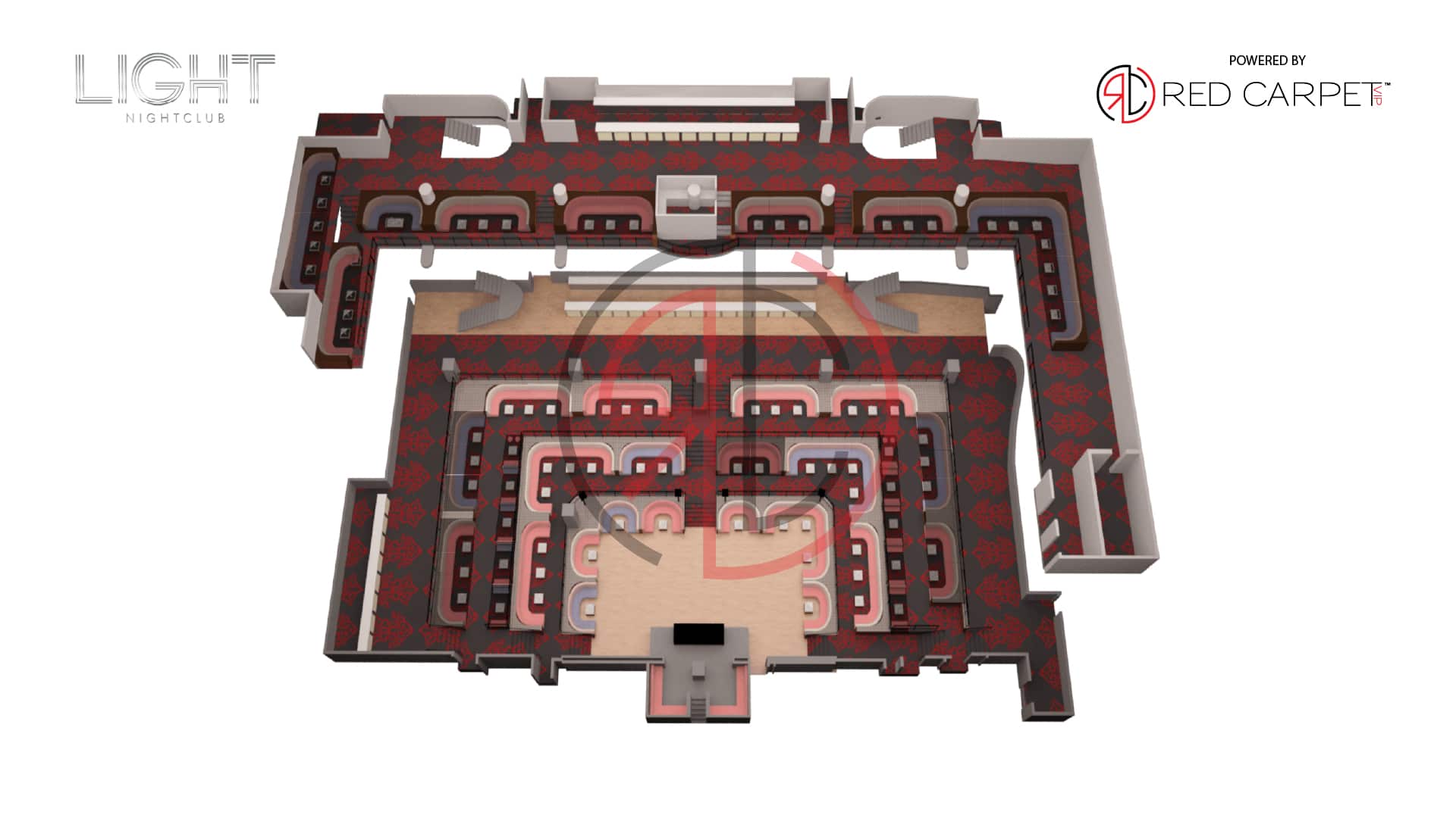 light nightclub las vegas venue map