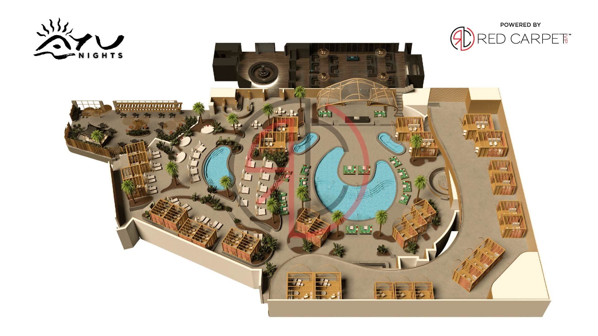 ayu nights at resorts world venue map