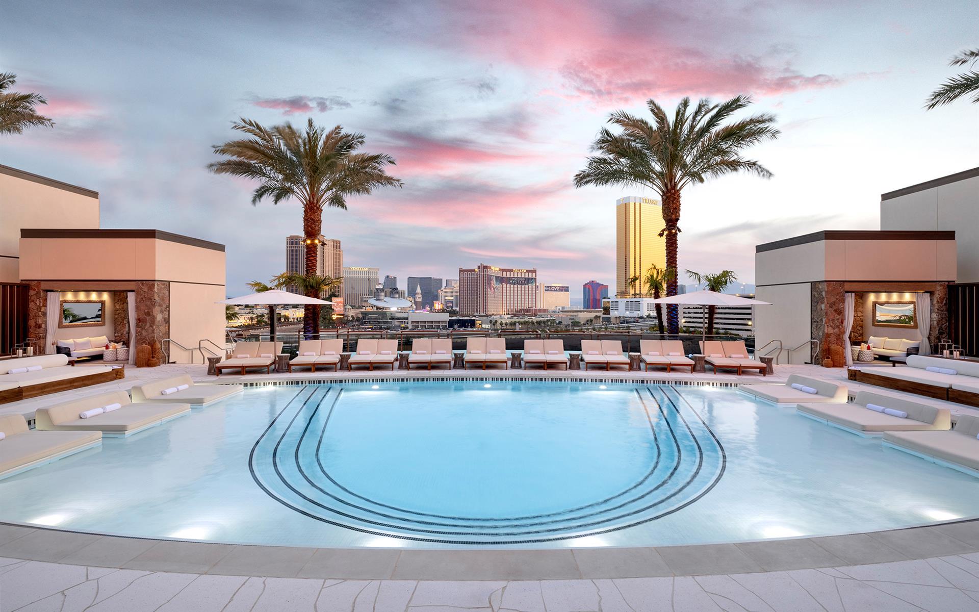 resorts world las vegas vip pool