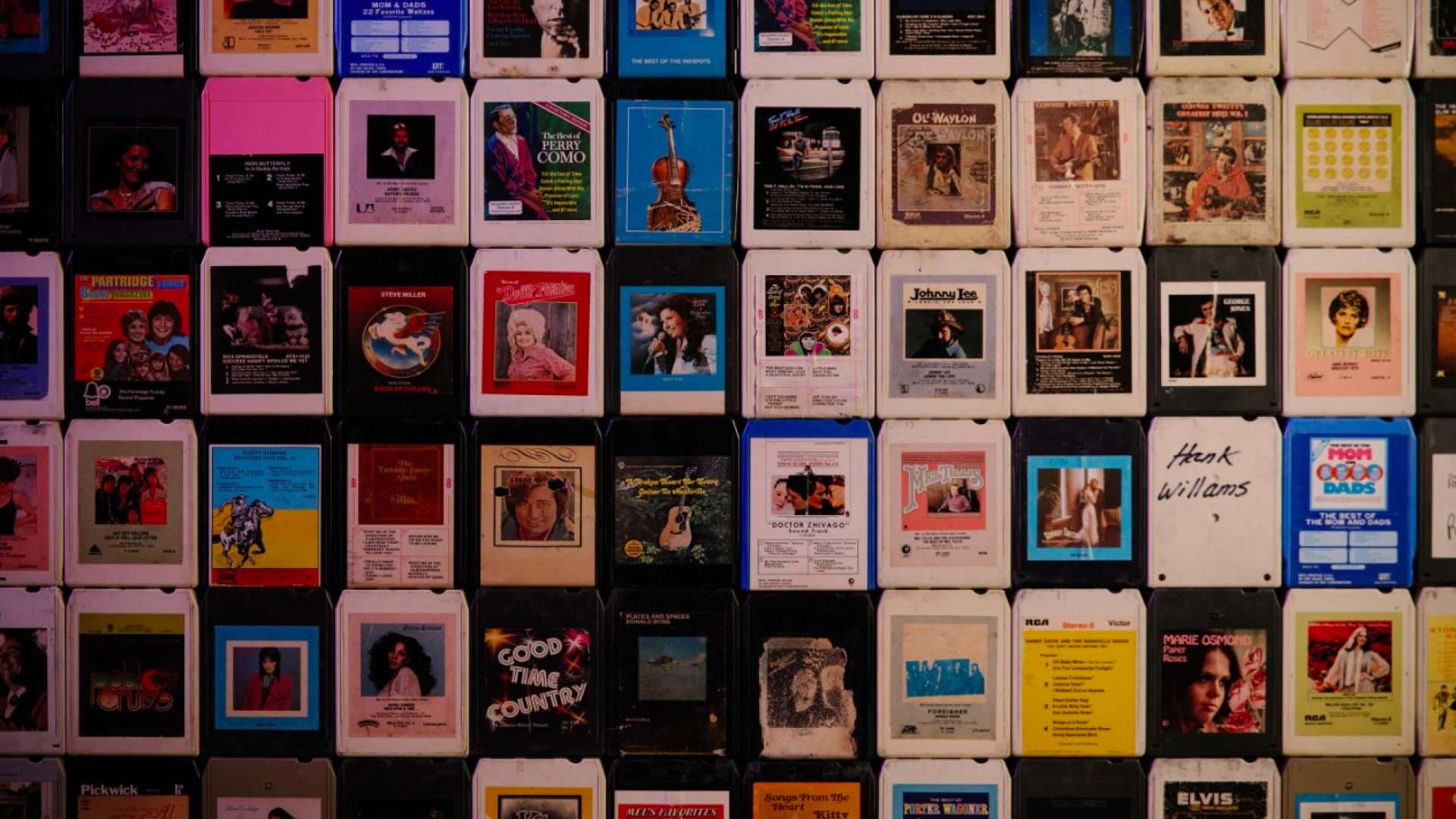 las vegas on the record cassette wall decor