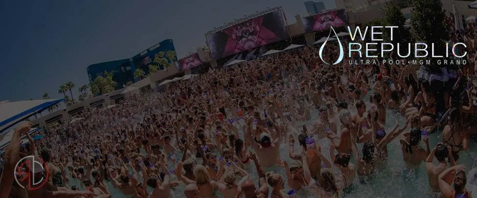 las vegas wet republic ultra pool venue banner